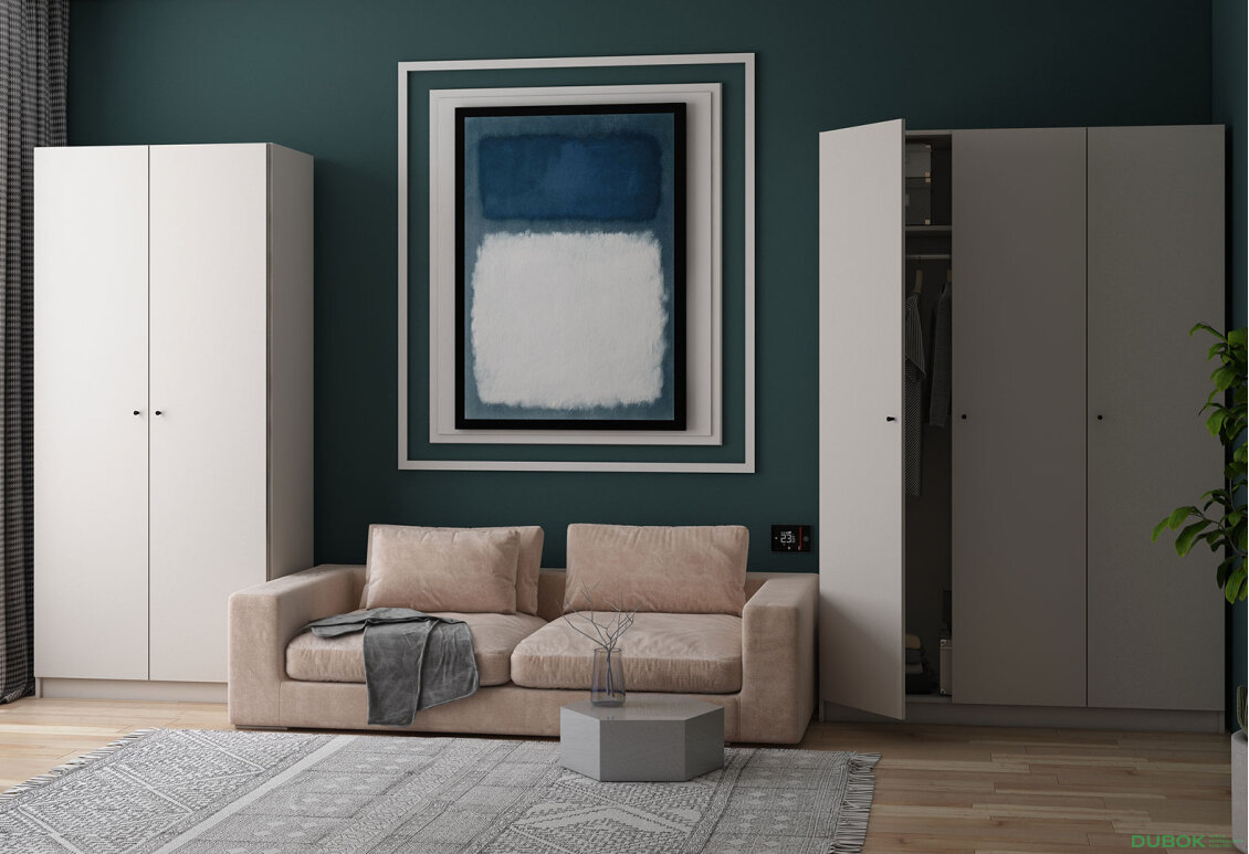 Obrázek 2 - Skříň Promo se 2 dveřmi 90 cm kašmír