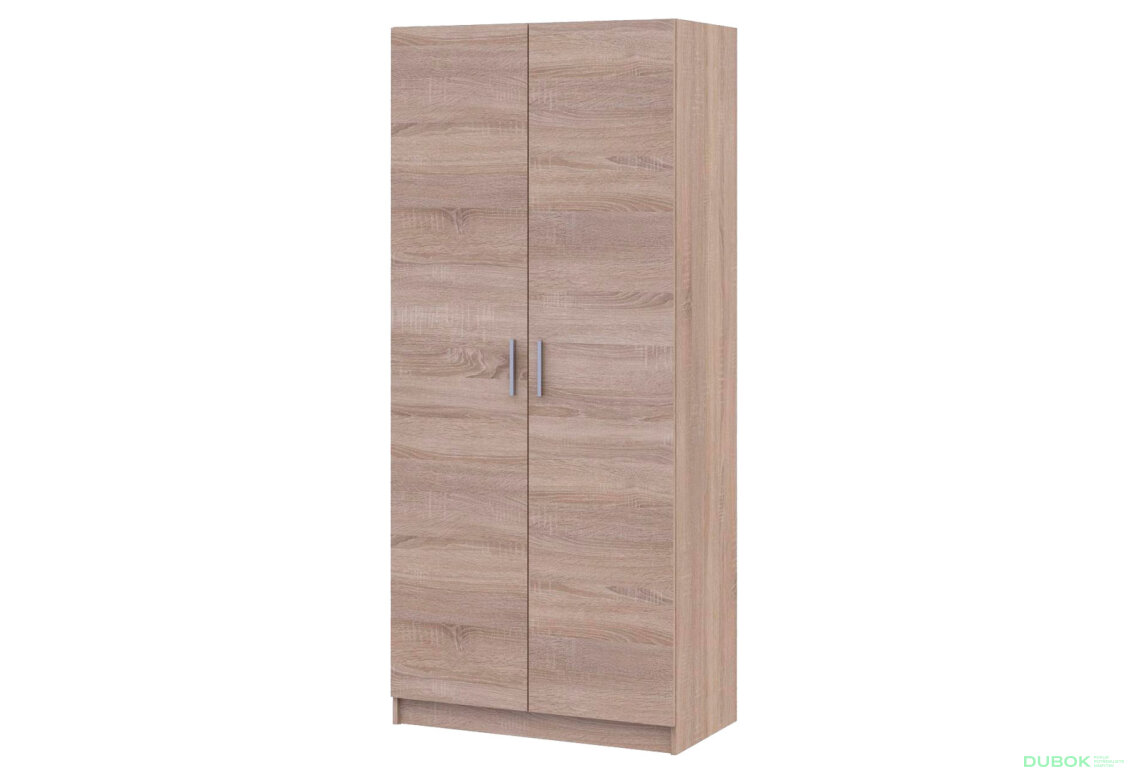 Obrázek 11864 - Skříň Promo s policemi 2+2 DTD 180×48×204 Dub sonoma