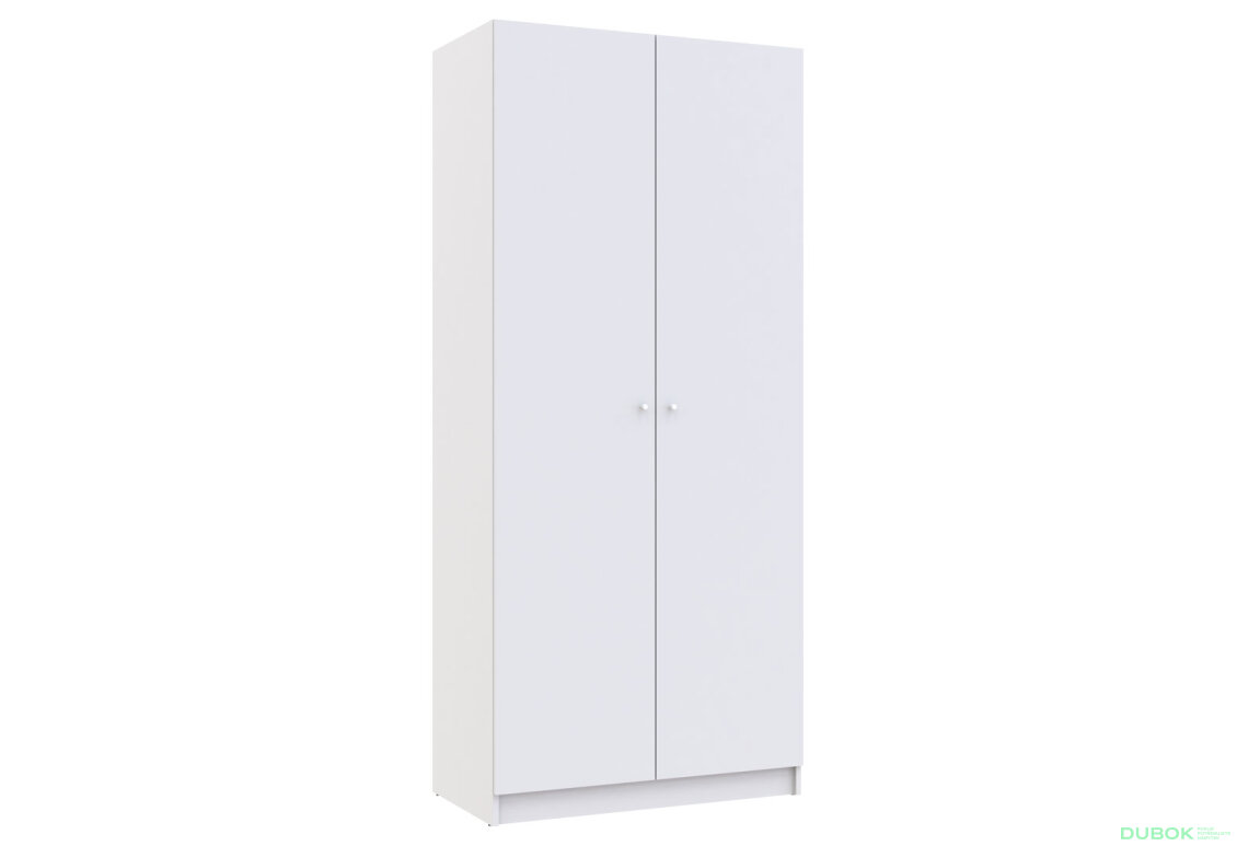 Obrázek 4 - Skříň Promo s policemi 2 DTD 90x48x204 Bílá