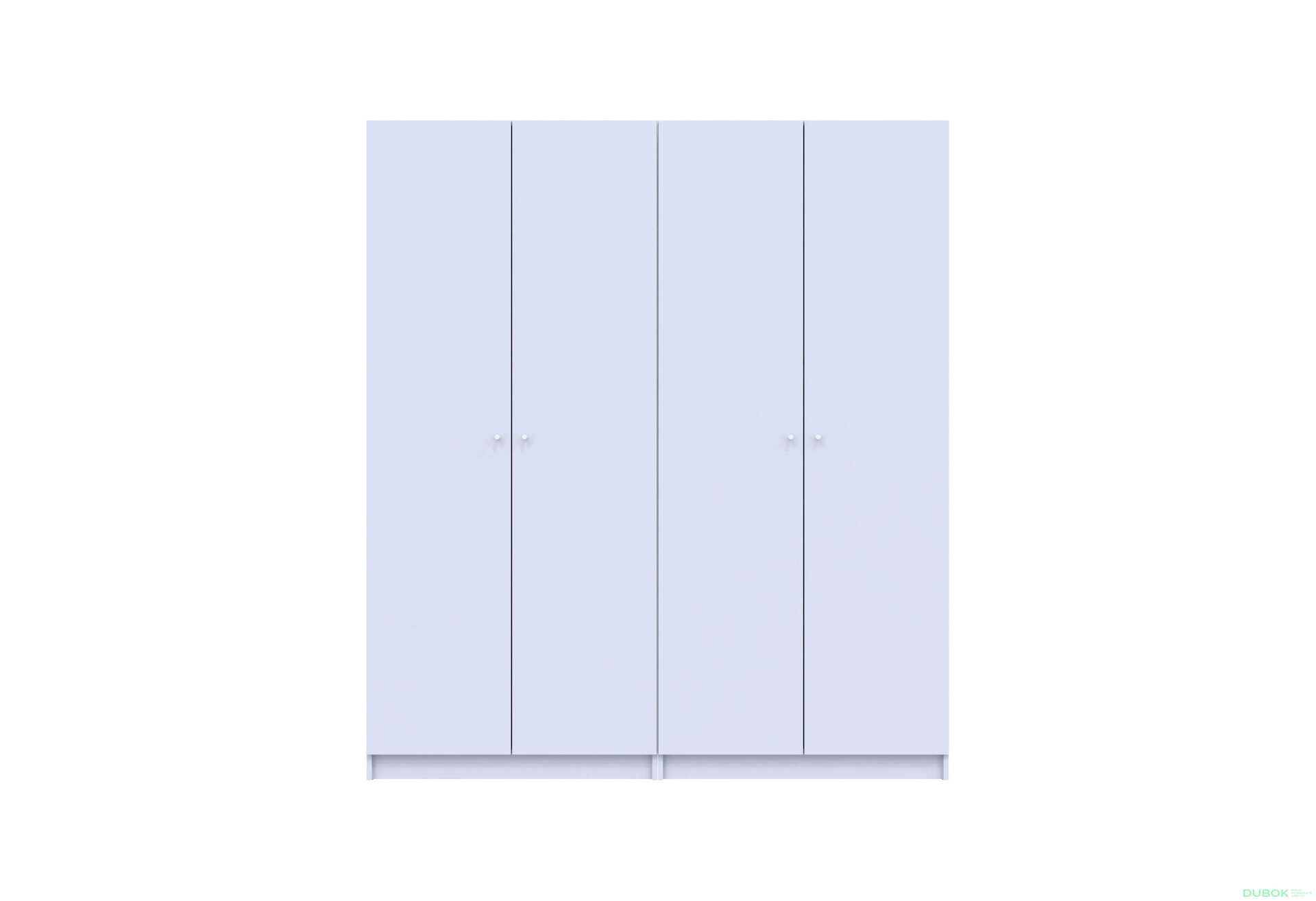 Obrázek 14 - Skříň Promo s policemi 2+2 DTD 180×48×204 Bílá