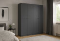 Obrázek 2 - Skříň Promo s policemi 2+2 DTD 180×48×204 Grafit