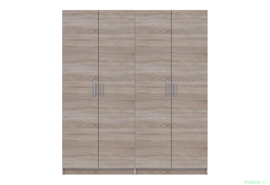 Obrázek 4 - Skříň Promo s policemi 2+2 DTD 180×48×204 Dub sonoma