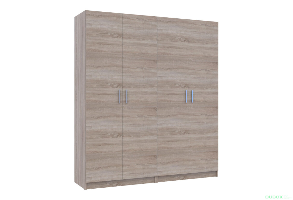 Obrázek 5 - Skříň Promo s policemi 2+2 DTD 180×48×204 Dub sonoma