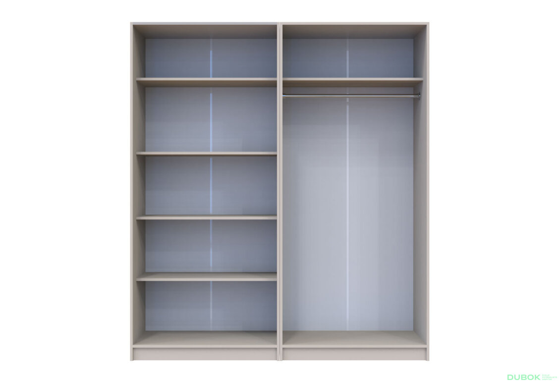 Obrázek 13 - Skříň Promo s policemi 2+2 DTD 180×48×204 Kašmír