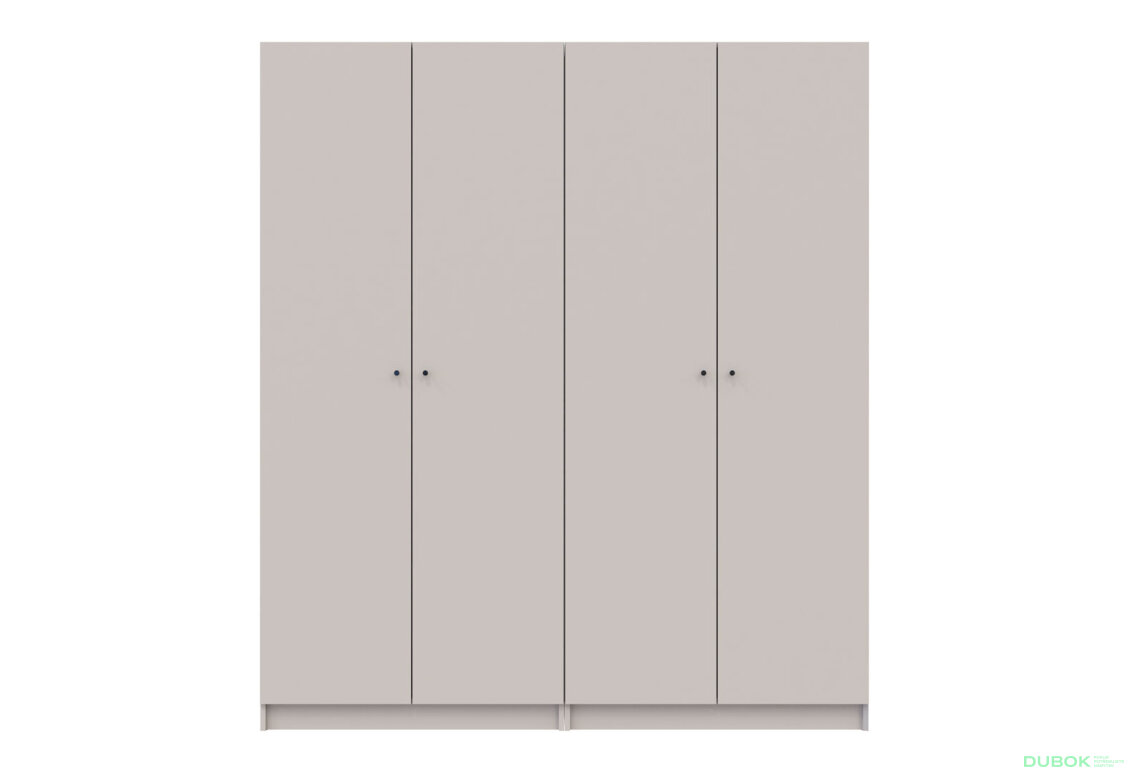 Obrázek 4 - Skříň Promo s policemi 2+2 DTD 180×48×204 Kašmír