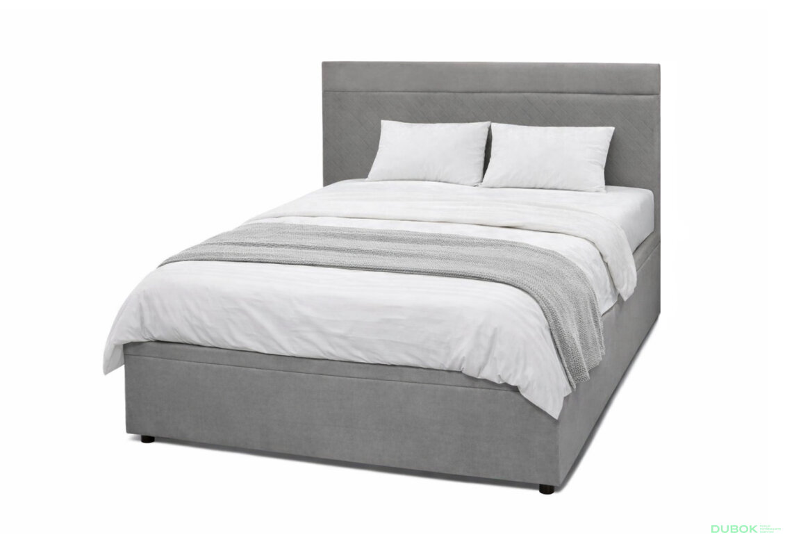 Obrázek 1 - Postel Fro Pik 140x200 s roštem, úložným prostorem Mono 246, šedá