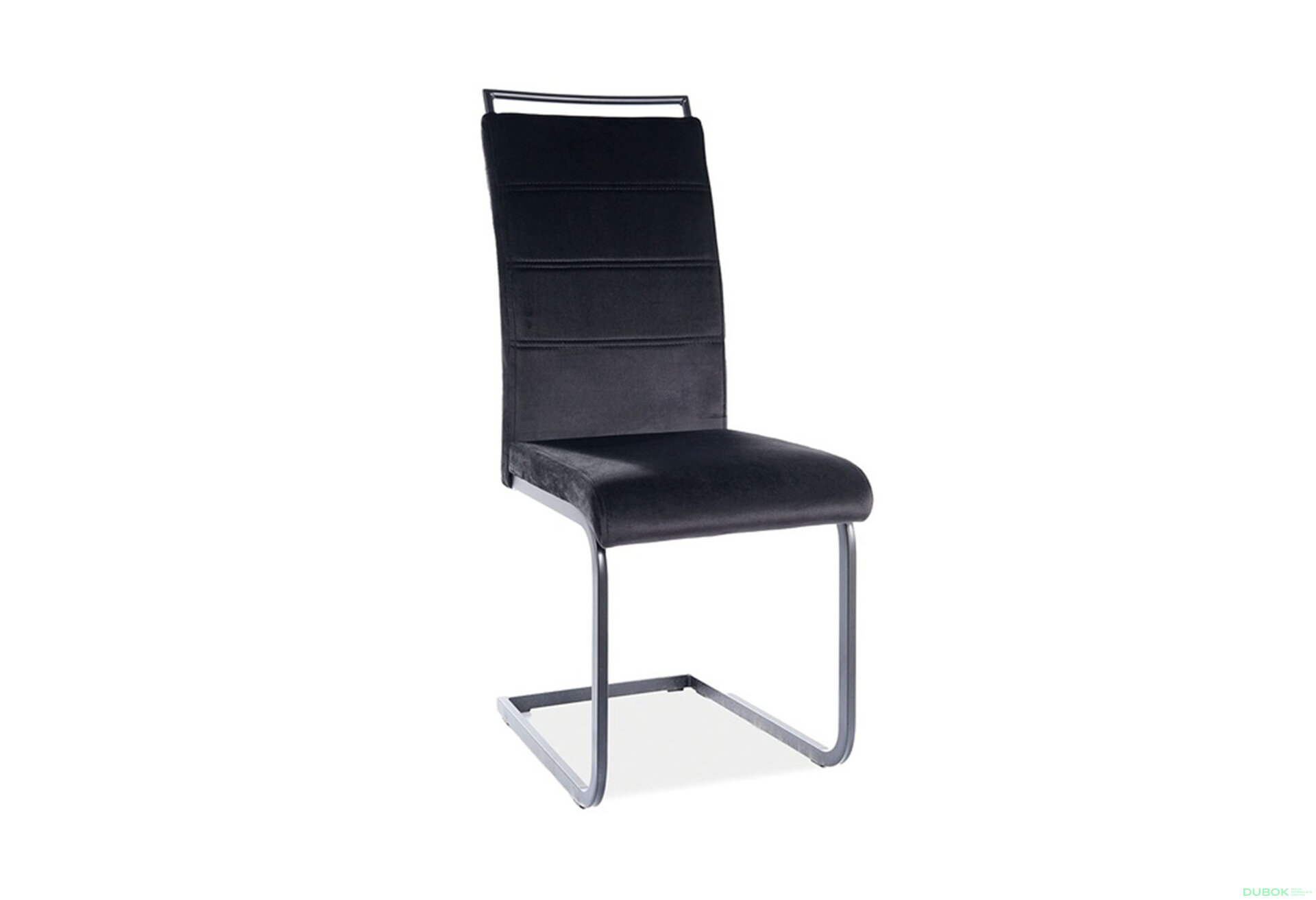 Obrázek 3 - Židle H-441 Velvet, černý 117, kov černá matná