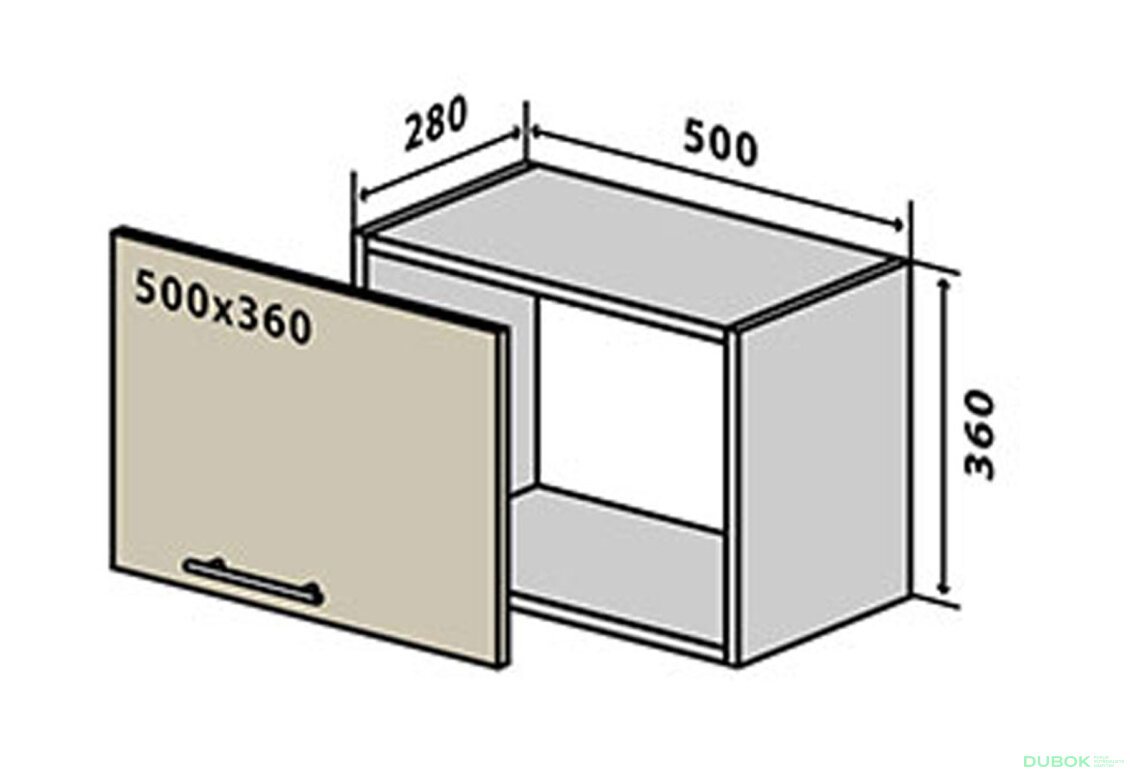V27 Skříňka 1D 50 Prajm / Prime