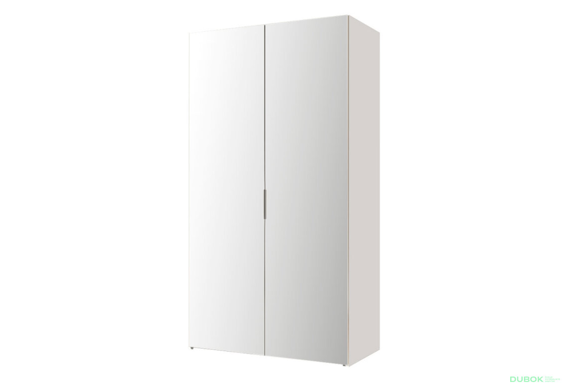 Skříň 2D 100 Zrcadlo, korpus bílý AL Módulní skříň Modus