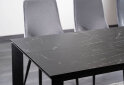 Obrázek 6 - Stůl Metropol Ceramic 120(180)x80 efekt marmuru, černý / czarny matowy