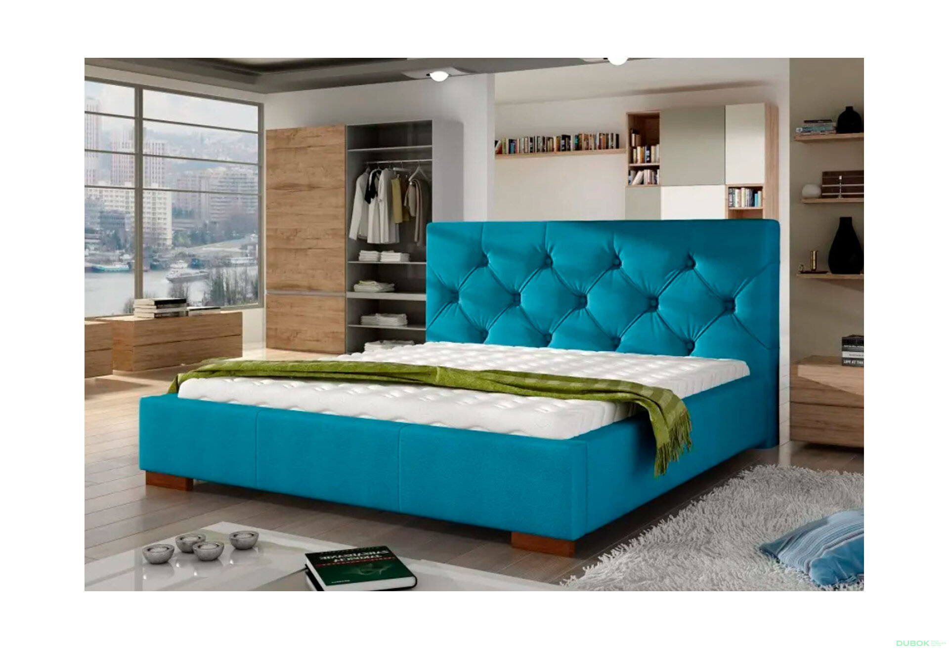 Obrázek 2 - Postel Elektra 180x200 Terra 75 Davis G4 Ořech