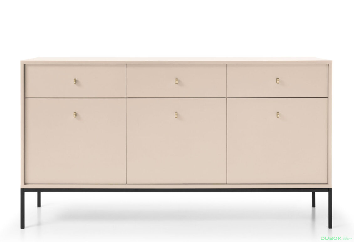 Obrázek 2 - Komoda MKSZ154 Mono pískově béž