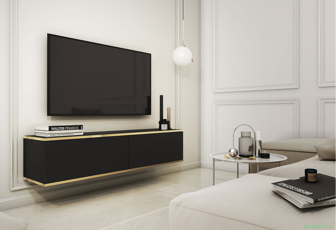 Obrázek 2 - TV stolek RTV 135 černý Oro