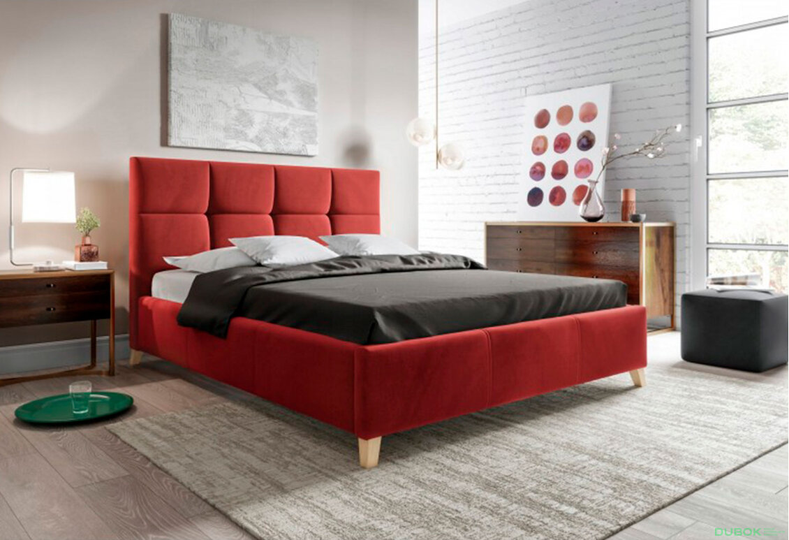 Obrázek 3 - Postel Sara 160x200 Matt Velvet 59 Davis Buk E10