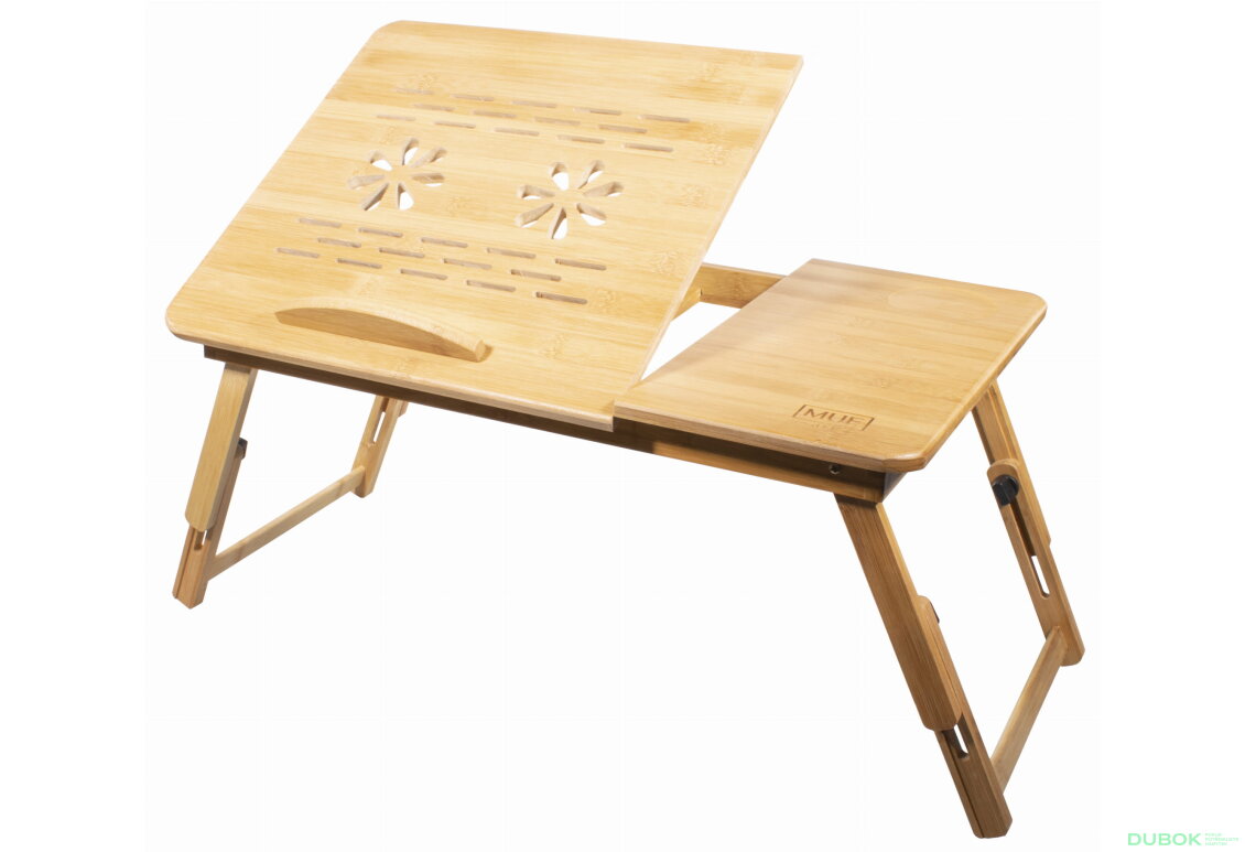 Stůl pod laptop z bambusu L