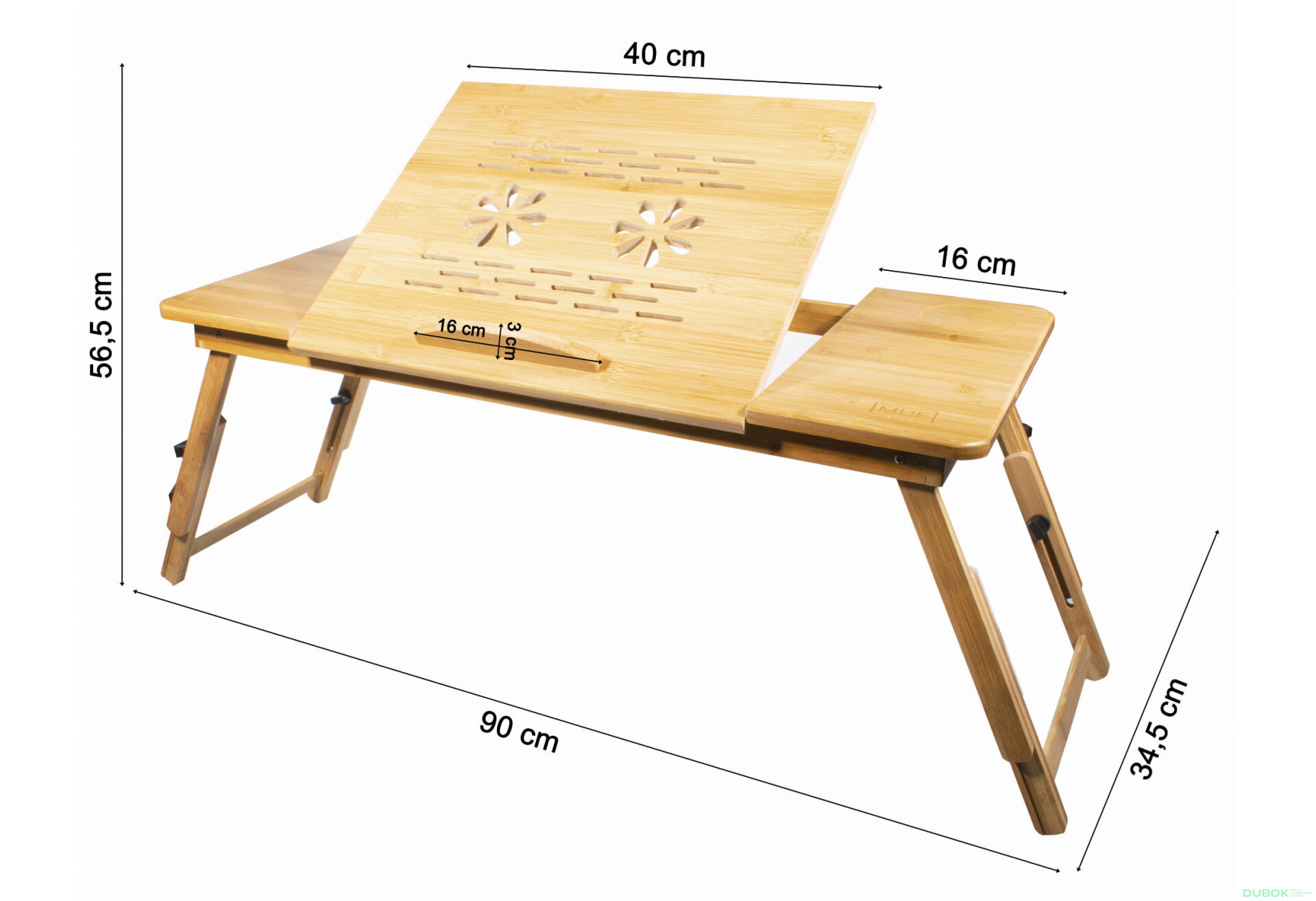 Obrázek 4 - Stůl pod laptop bambus XL