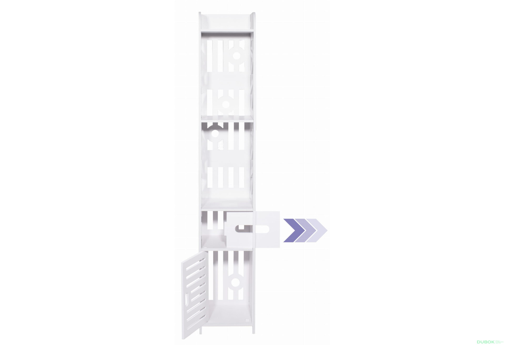 Obrázek 5 - Koupelnová skříňka sloupek 120 cm