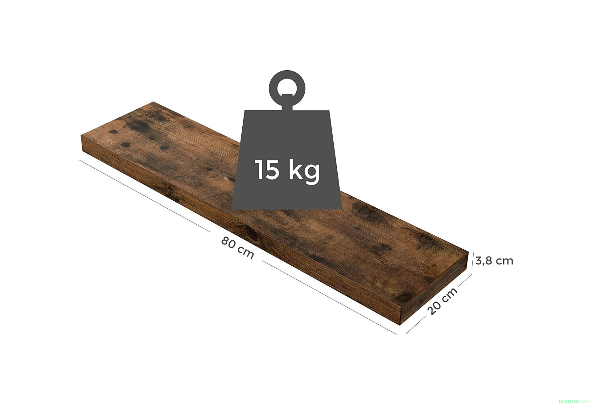 Obrázek 6 - Polička 80cm - LWS28BX