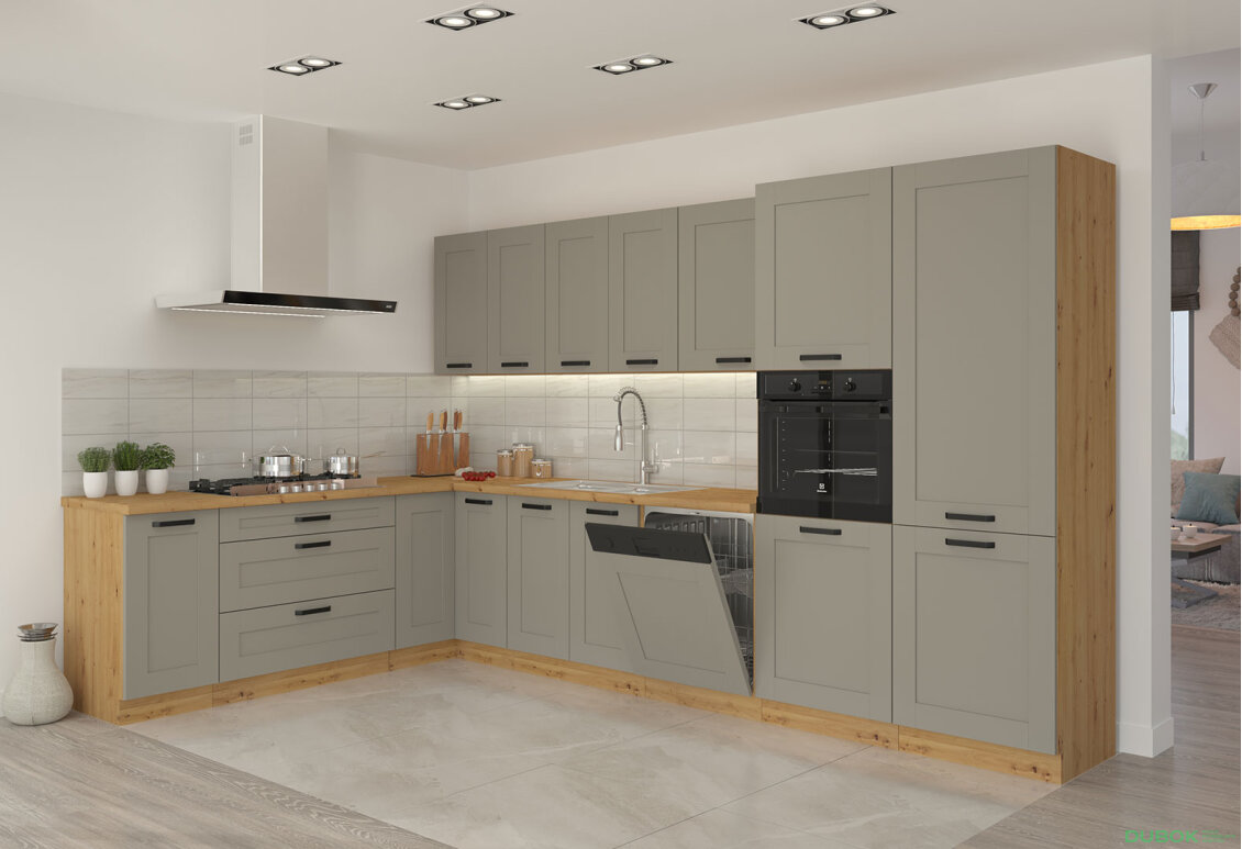 Modulární kuchyně Luna artisan / clay grey