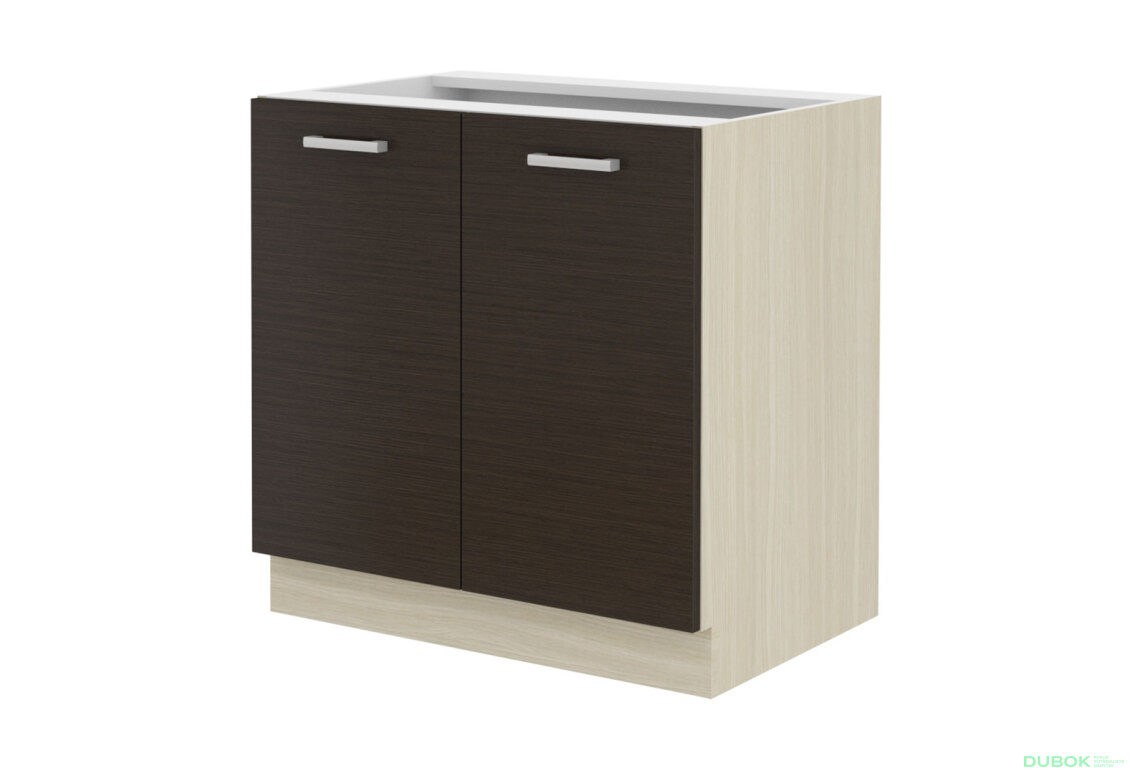 Obrázek 4846 - Kuchyňská sestava 1.8 m Chamonix dub ferrara / tmavé legno