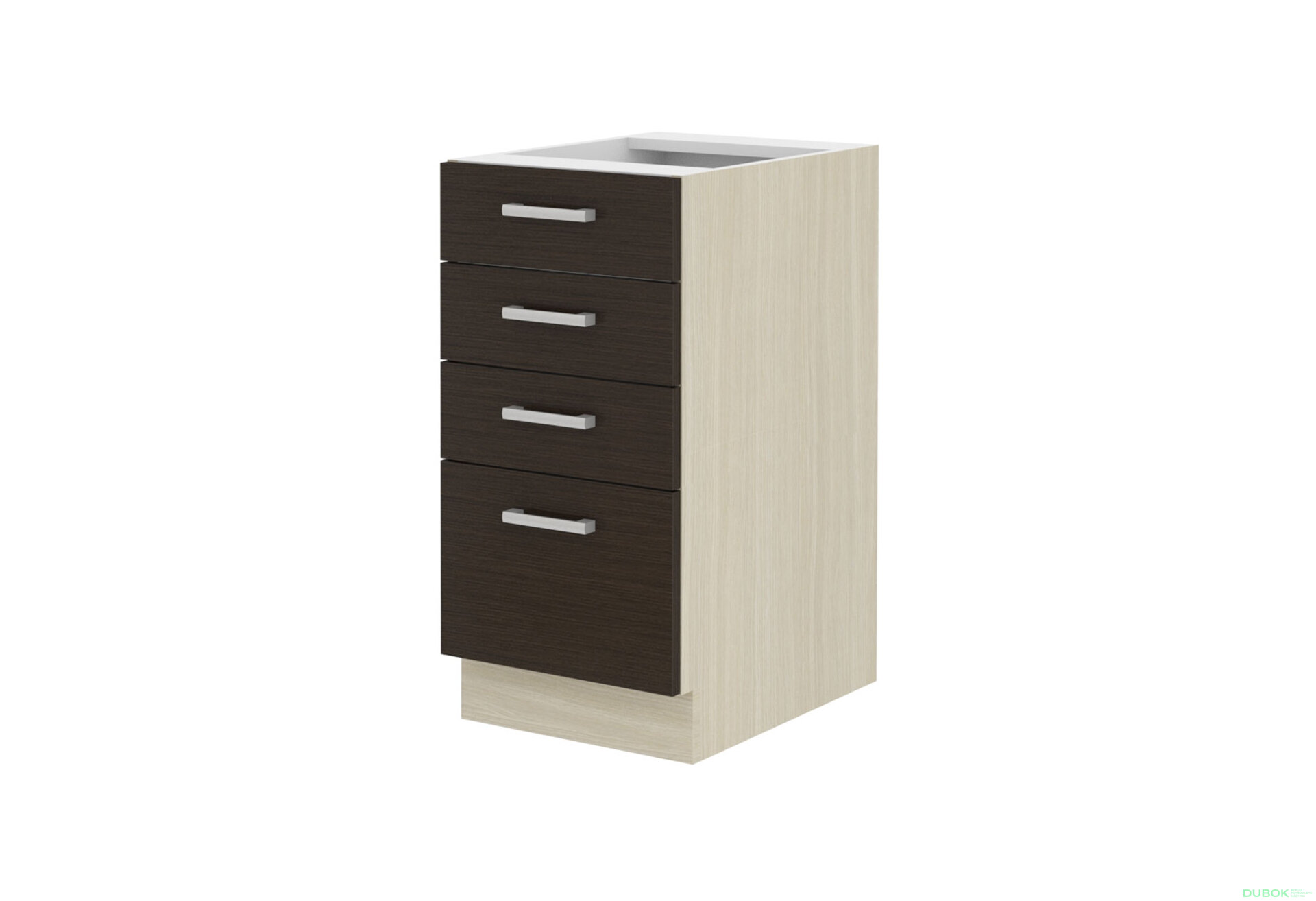 Obrázek 4865 - Kuchyňská sestava 1.8 m Chamonix dub ferrara / tmavé legno