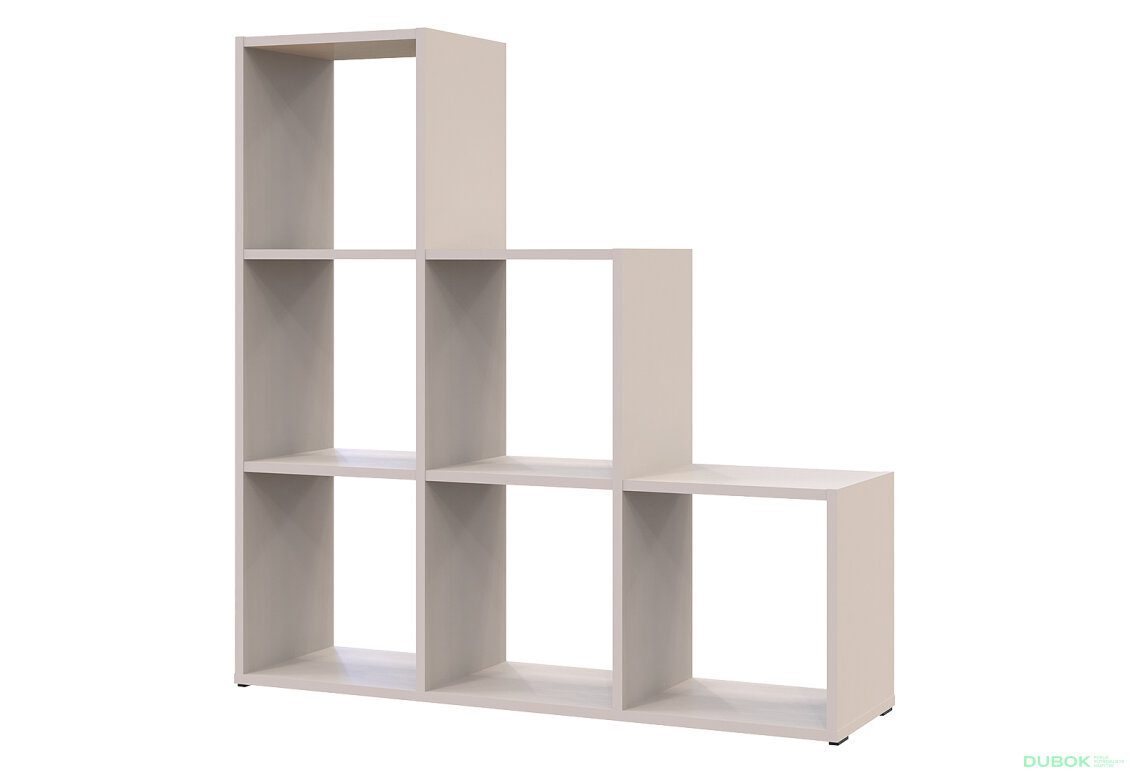 Regál otevřený Step 3х3 102.6х28.8х106.1 kašmír