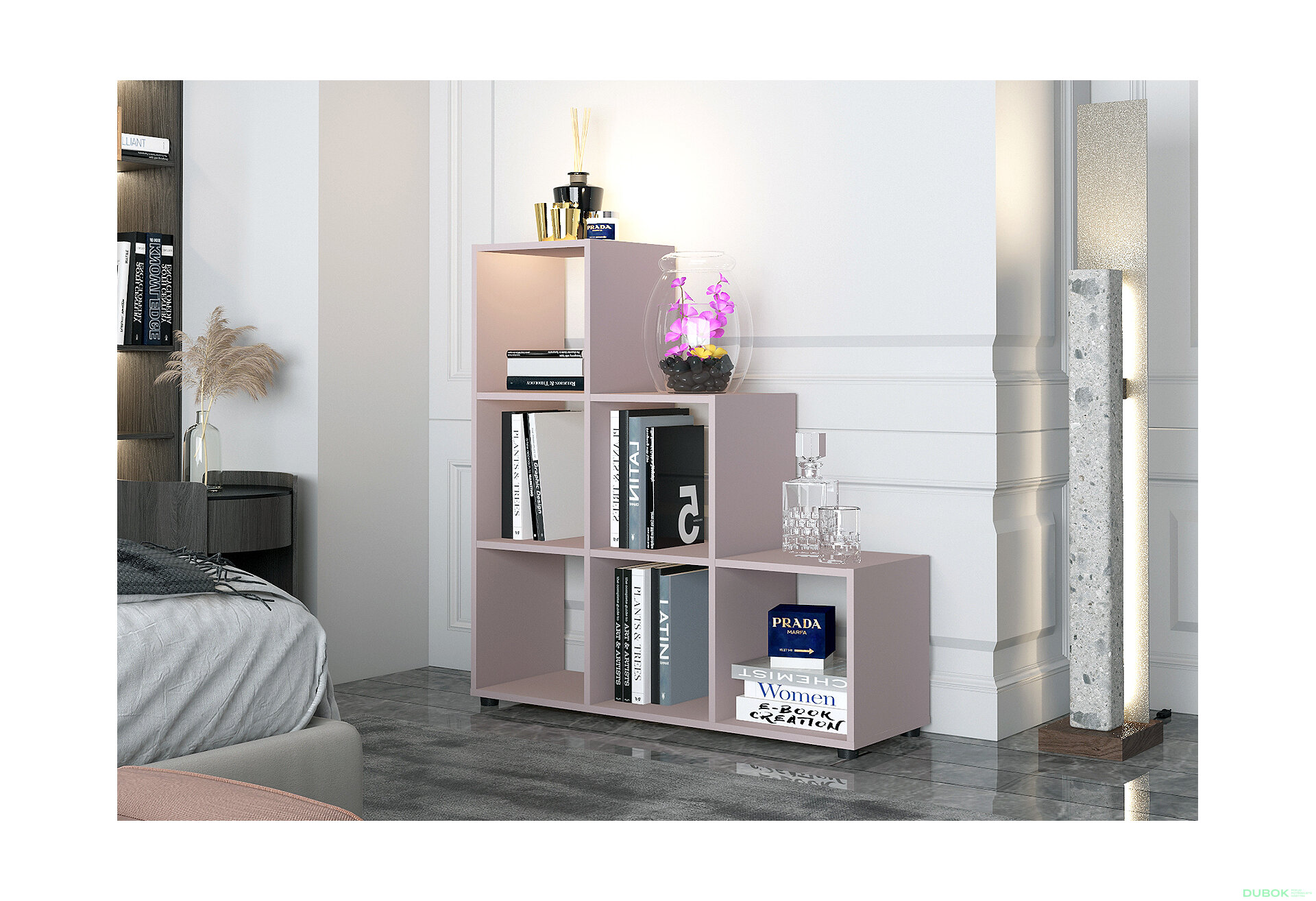Obrázek 7 - Regál otevřený Step 3х3 102.6х28.8х106.1 kašmír