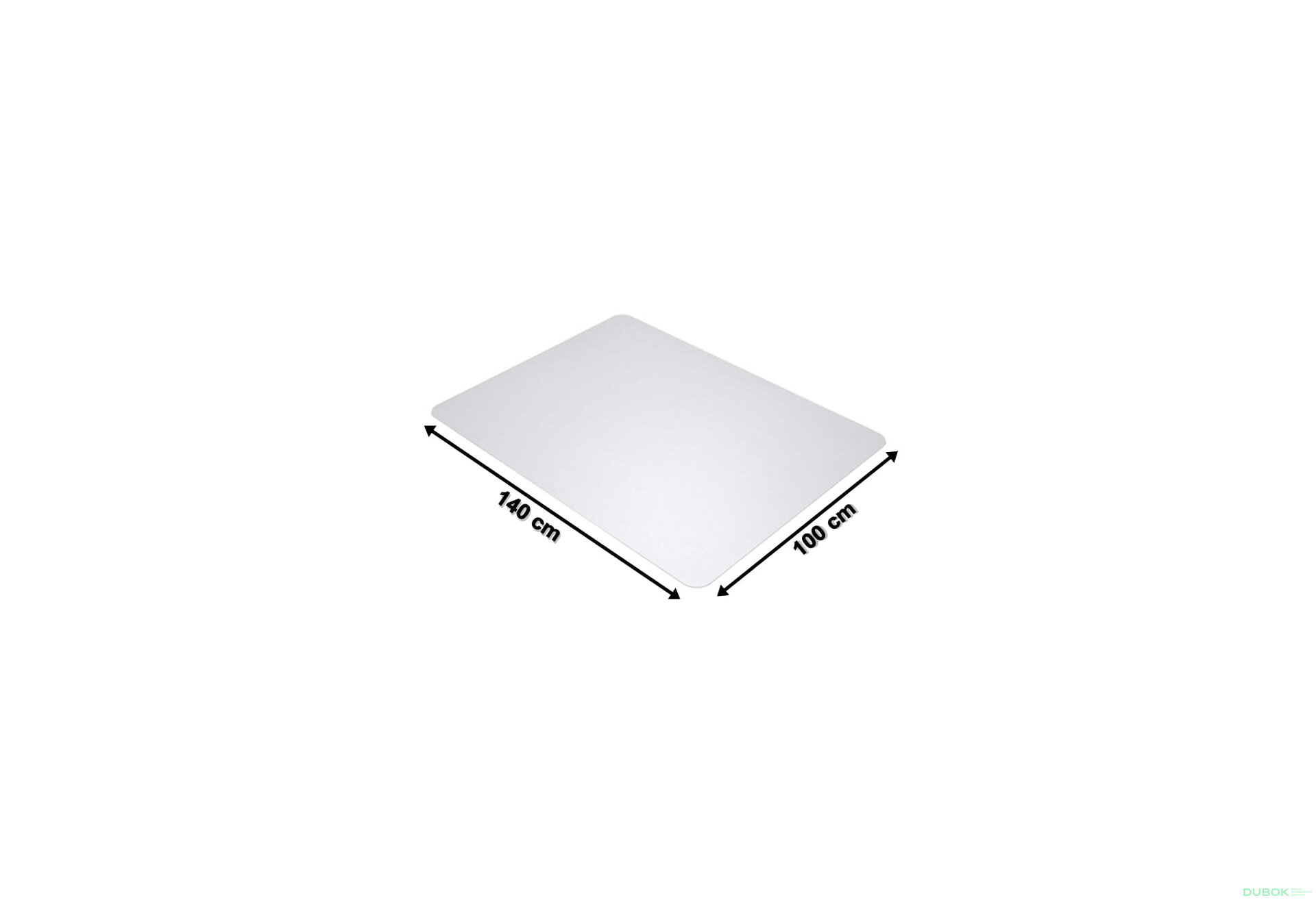 Obrázek 2 - Podložka PVC 140x100cm - průhledná
