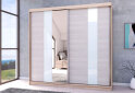 Obrázek 2 - Skříň Multi 32, 233 dub sonoma + fasáda kathult + lacobel + zrcadlo