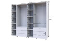 Obrázek 6 - Skříň pětidveřová s regálem Gelar 232 cm Dub sonoma