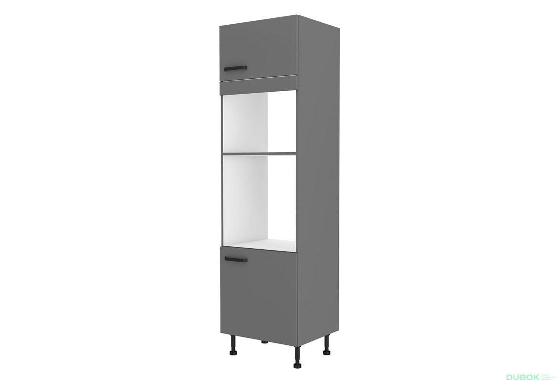 Obrázek 5261 - Kuchyňská sestava 3.3x3.0 m Ava antracit / dub artisan + Nessa antracit Storaz-Lempert