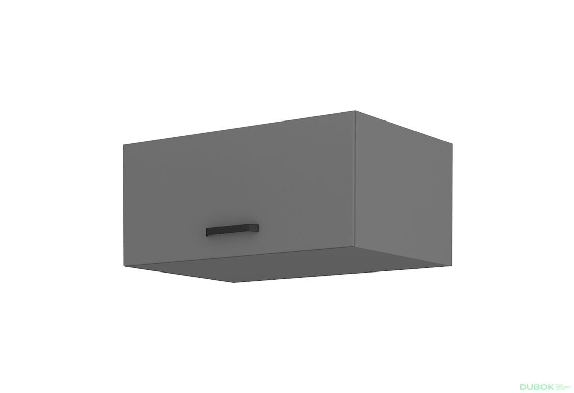 Obrázek 5271 - Kuchyňská sestava 4.9 m Ava antracit / dub artisan + Nessa antracit Storaz-Lempert