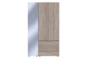 Obrázek 3 - Skříň třídveřová se zrcadlem Gelar 116.5 cm Dub sonoma
