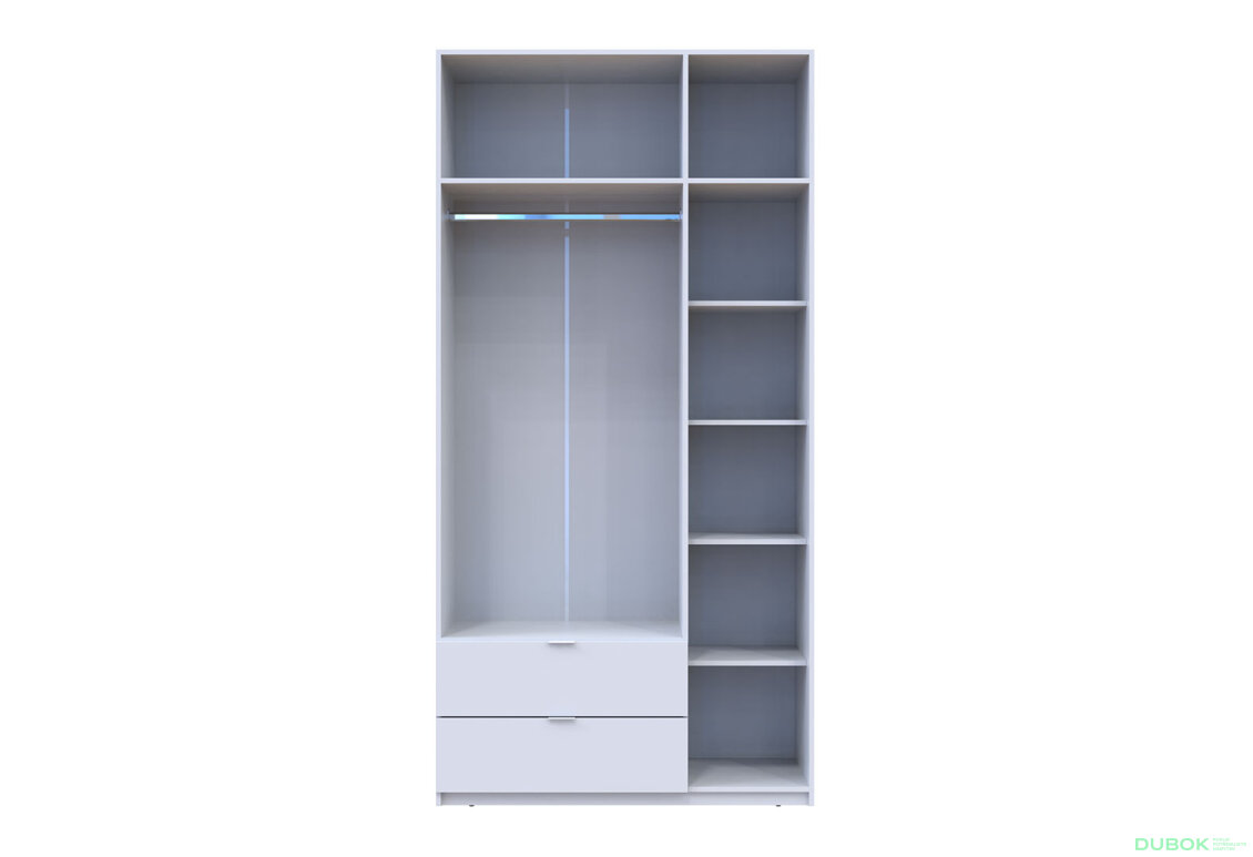 Obrázek 8 - Skříň čtyřdveřová Lukas 120 cm bílá