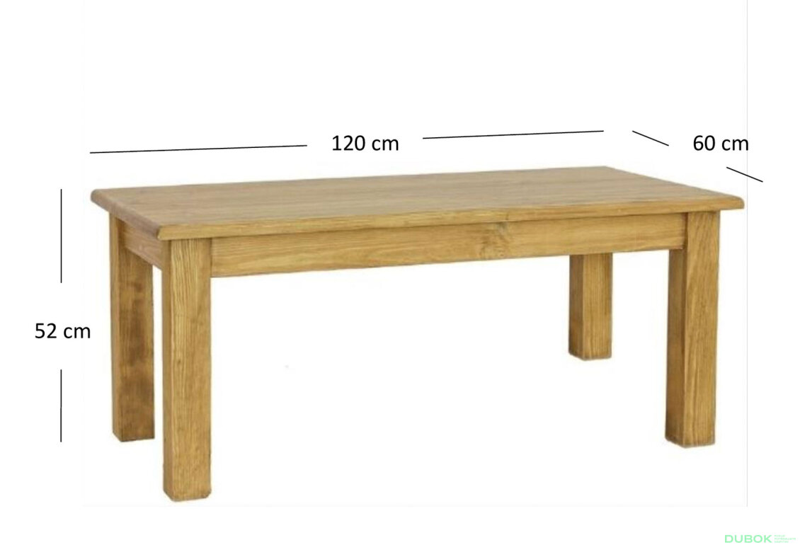 Obrázek 3 - Konferenční stolek 120 medová borovice Classic Wood