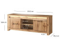 Obrázek 2 - TV stolek 2s/150 dub wotan Clover