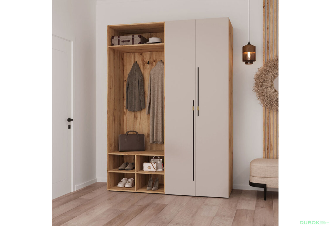 Předsíň 160 cm dub appalačský / kašmír Space