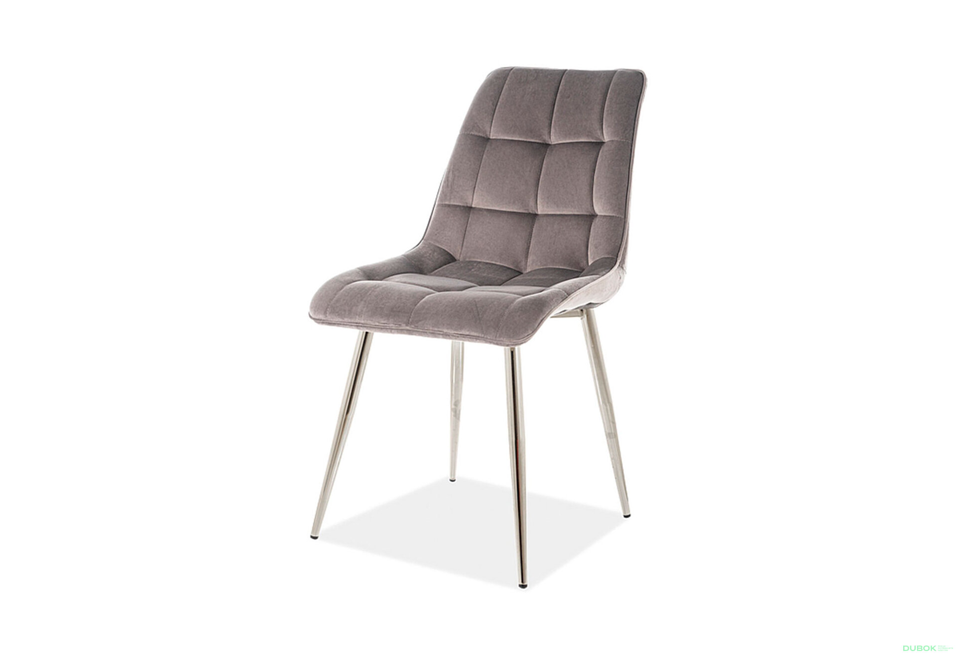 Obrázek 1 - Židle Chic Chom Velvet šedý Bluvel 14