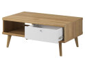 Obrázek 2 - Konferenční stolek PL107 Primo dub riviéra / bílý