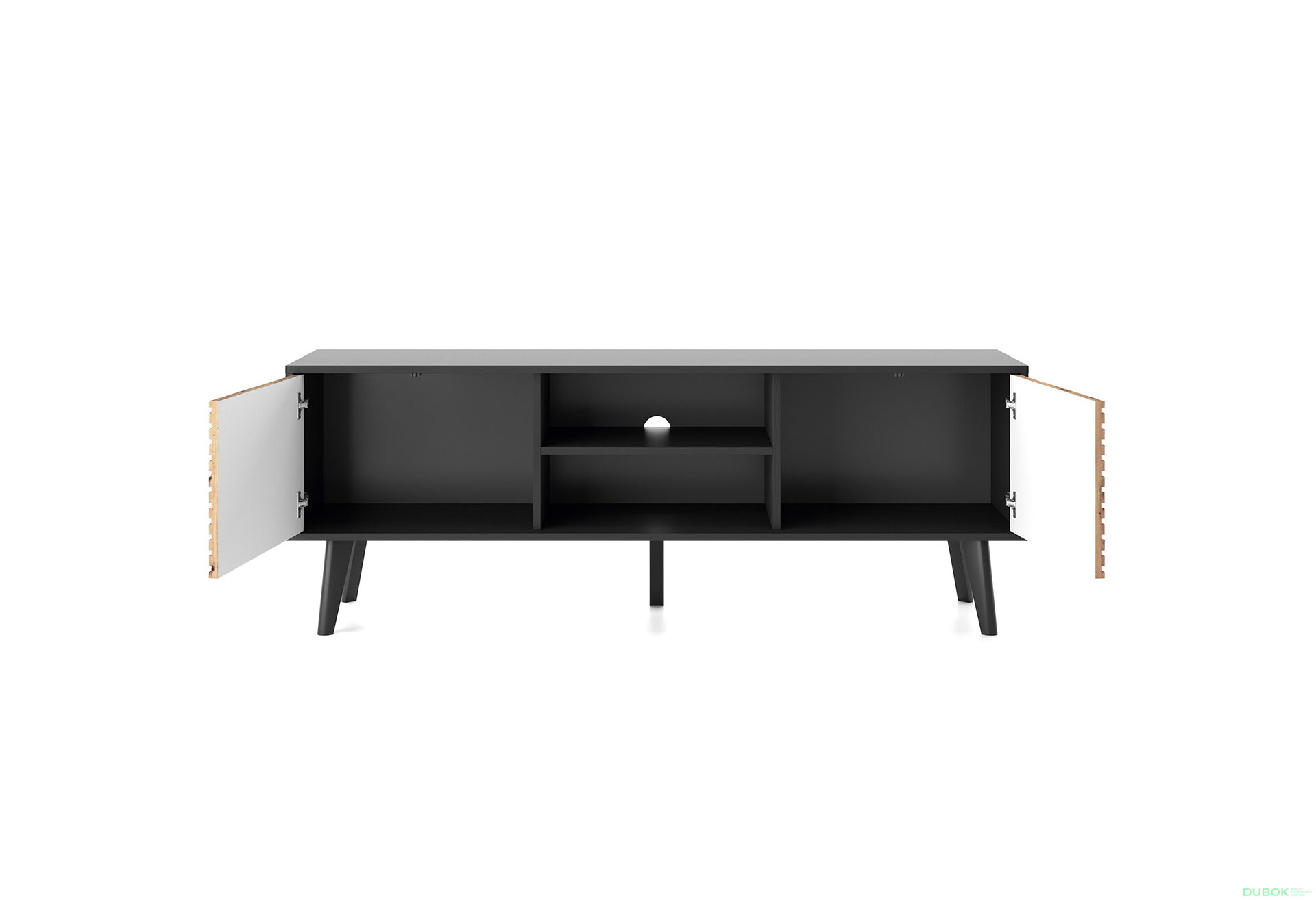 Obrázek 5 - TV stolek RTV154 dub artisan / černý Willow