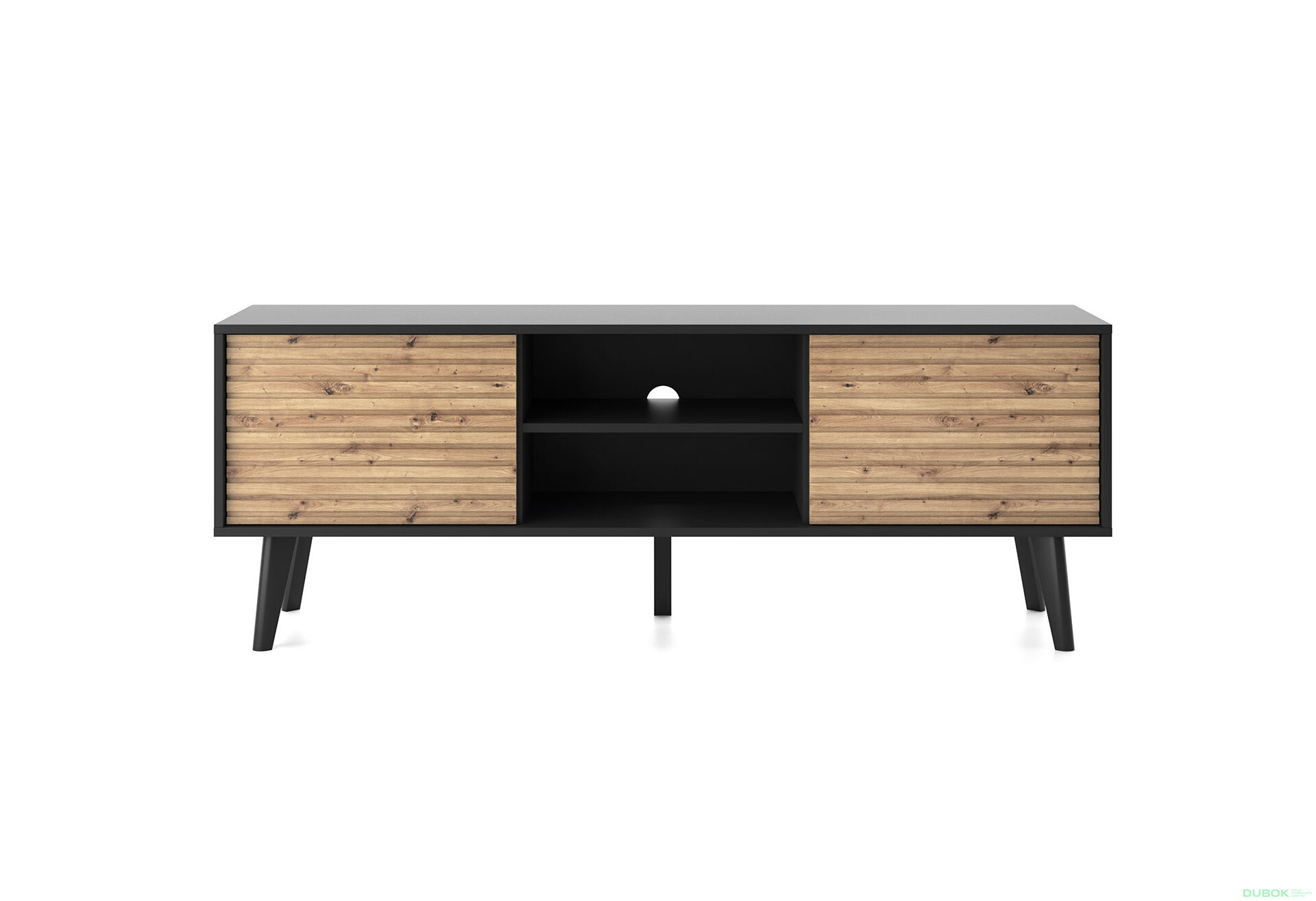 Obrázek 4 - TV stolek RTV154 dub artisan / černý Willow