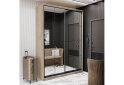 Obrázek 3 - Skříň 2D Loft 1200x2400x600, 2 zrcadla Lines BL, Dub kraft šedý