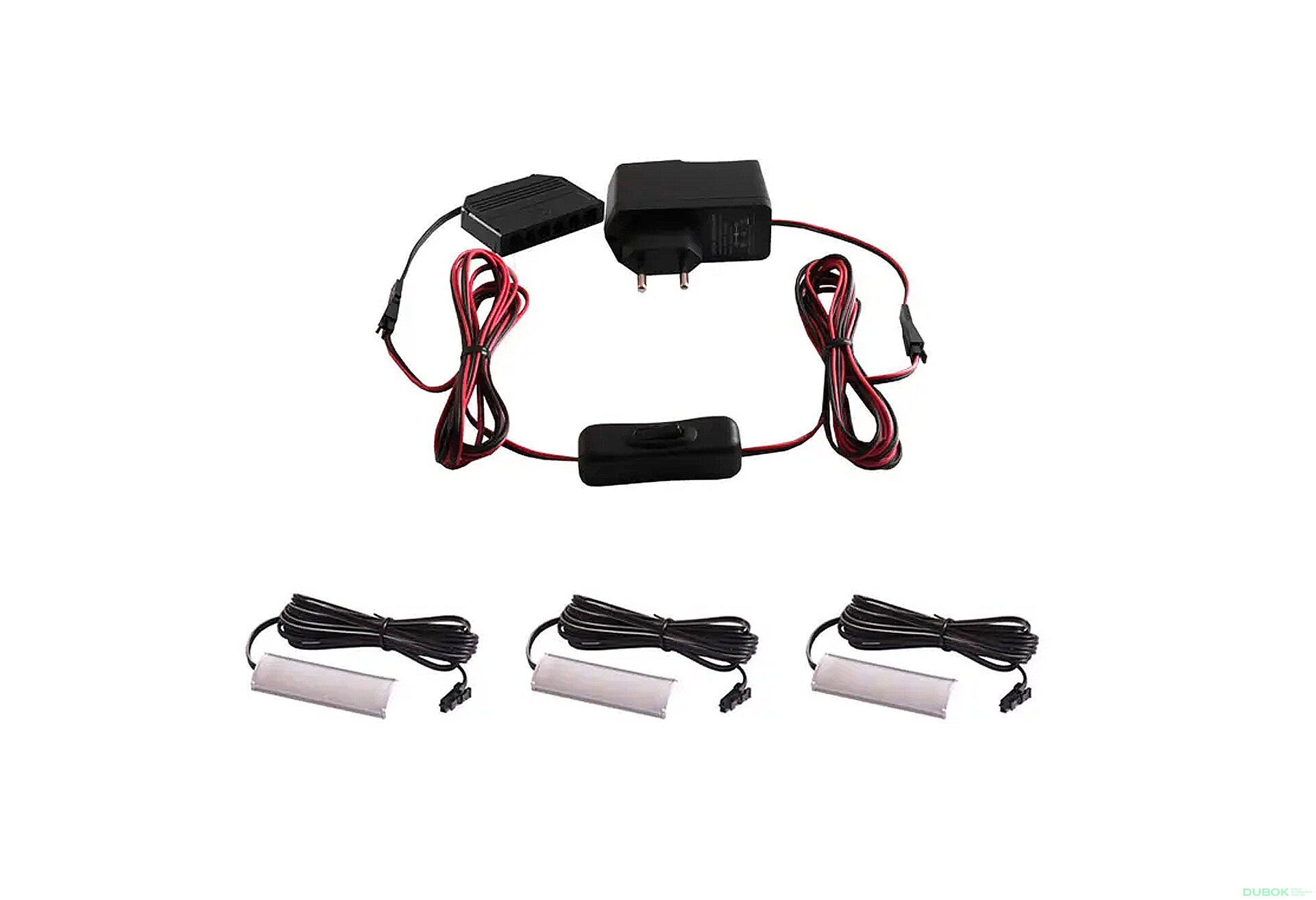 Obrázek 1 - Sada LED osvětlení pro police x 3