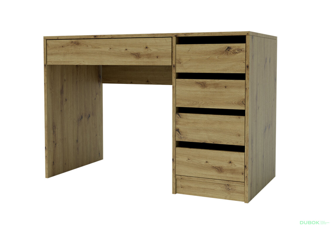 Psací stůl Profi s pravou montáží dub artisan