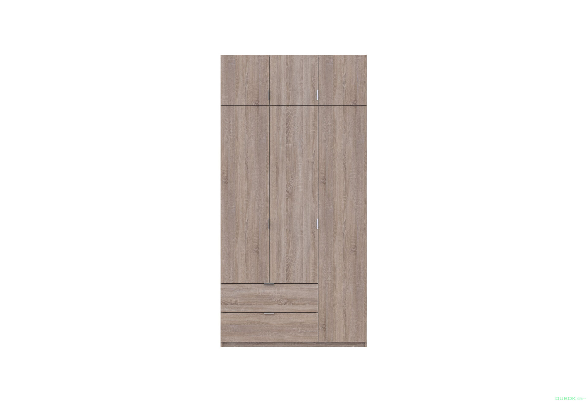 Obrázek 2 - Skříň čtyřdveřová Lukas 120 cm dub sonoma