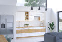 Obrázek 1 - Kuchyňská sestava 2.6 m Artisan / bílý lesk